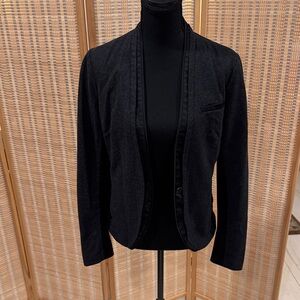 Simply Vera Vera Wang Charcoal Wool Blazer